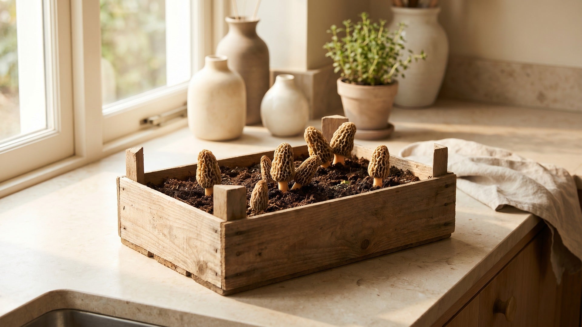 benefits of using a morel growing kit
