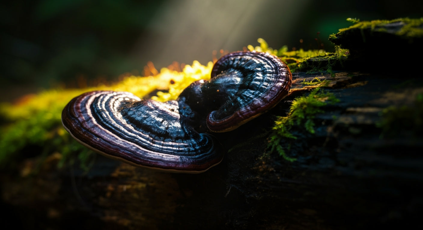 Black reishi mushroom