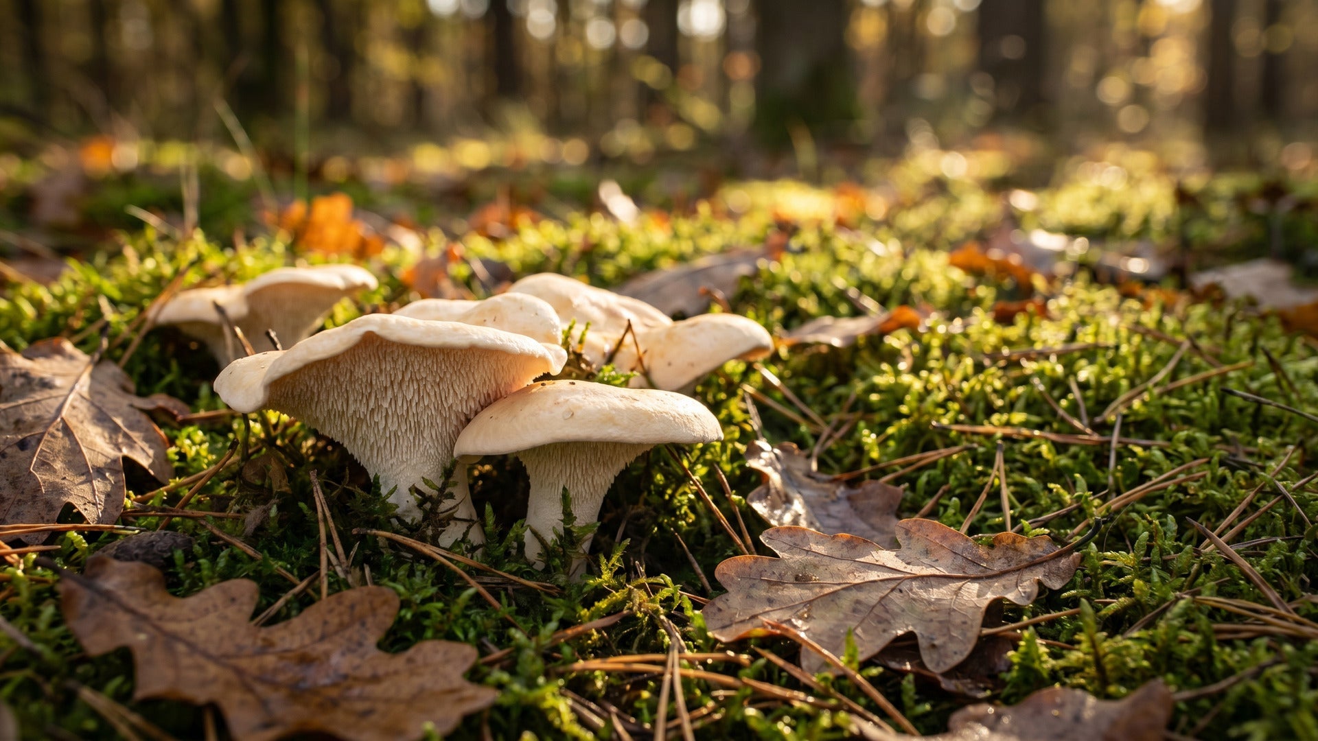 hedgehog and mushroom
