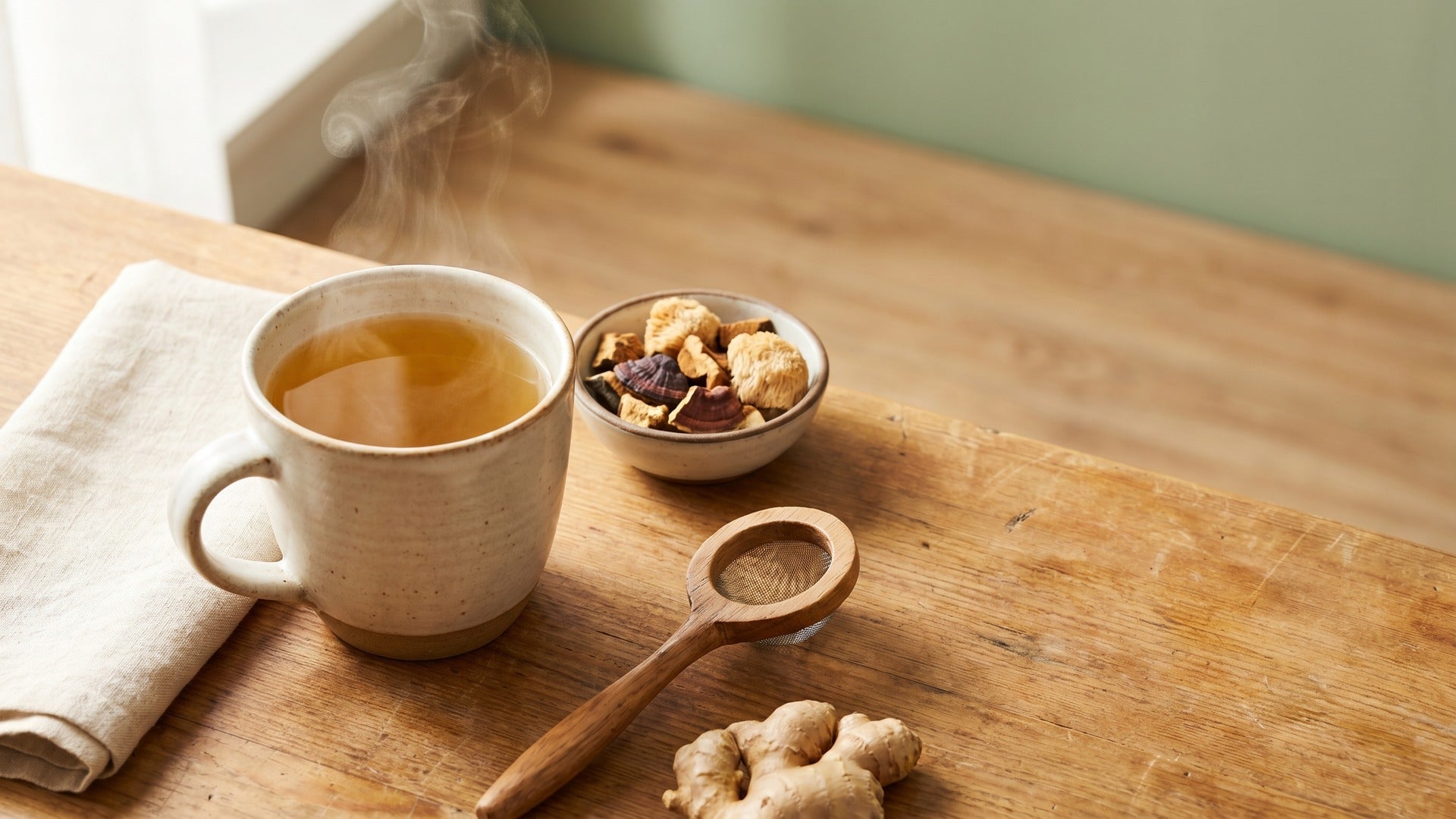 how to make mushroom tea