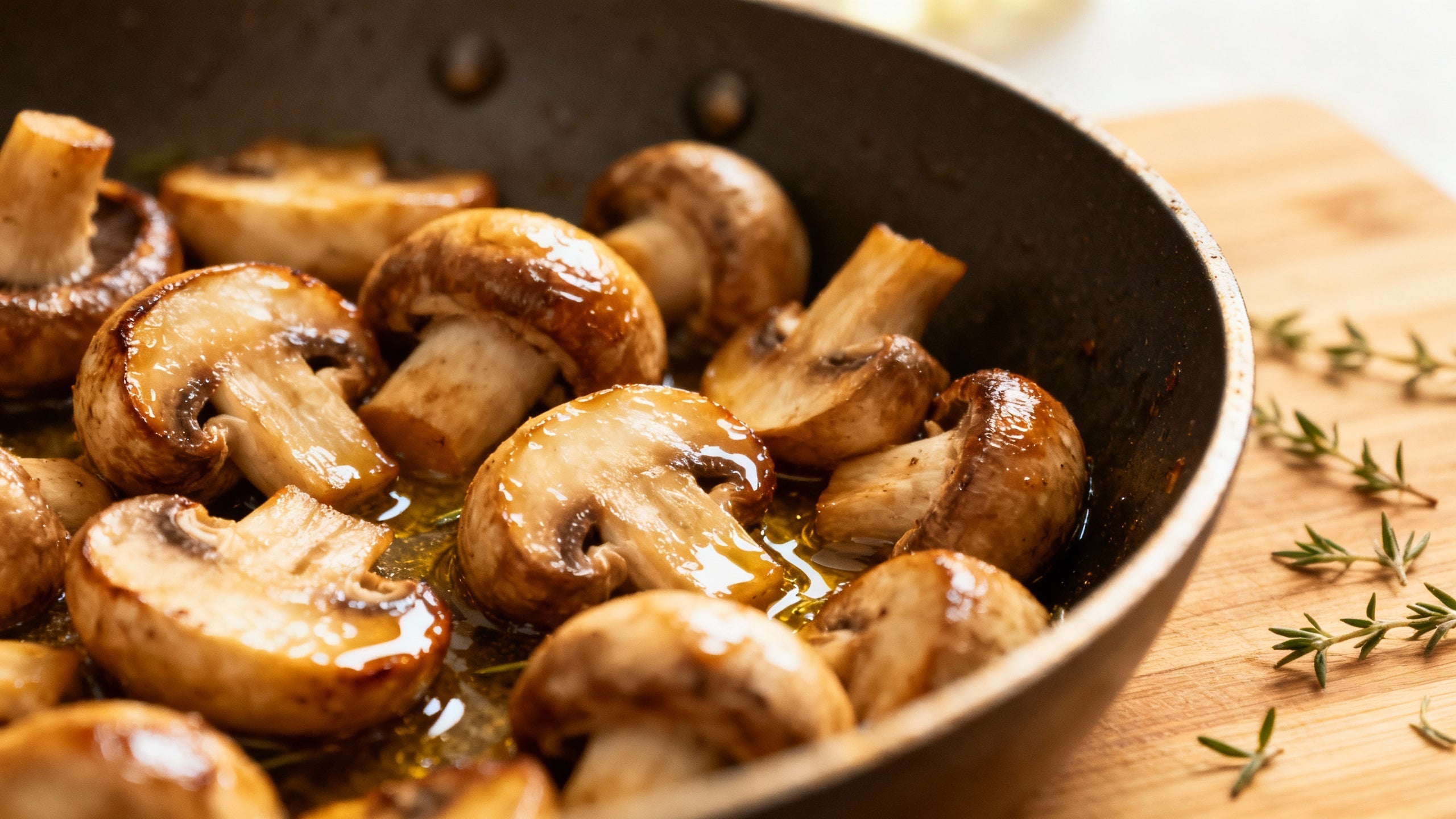 How to Cook Button Mushrooms