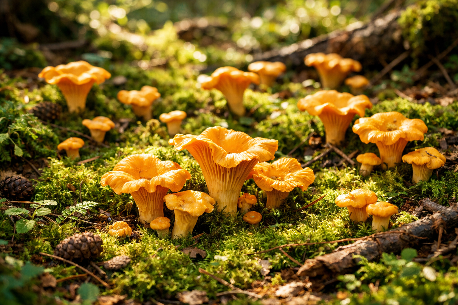 chanterelle mushrooms