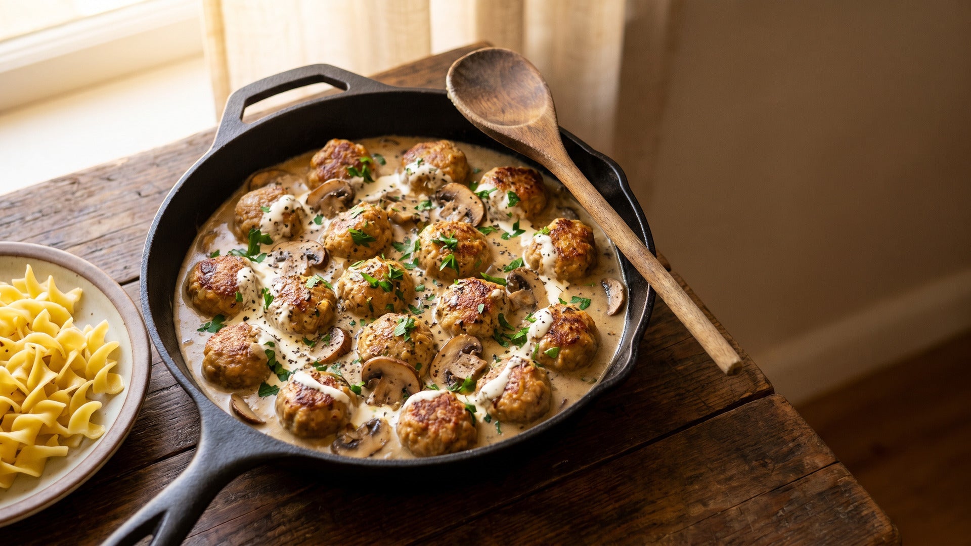 meatballs with cream of mushroom soup