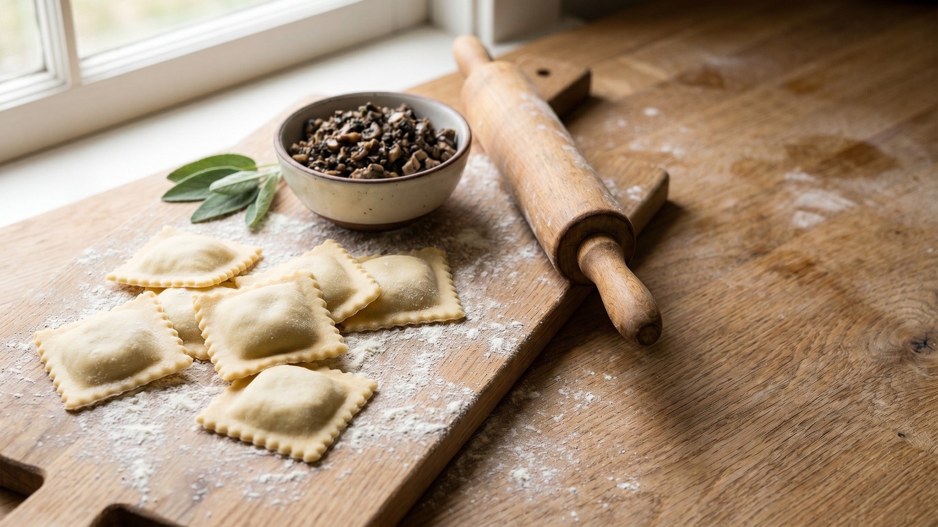 mushroom ravioli recipe