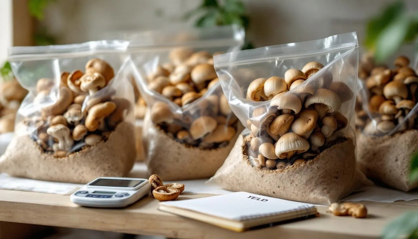 Mushroom Grow Bag Yield: The Complete Beginner's Guide to Home Mushroom Growing