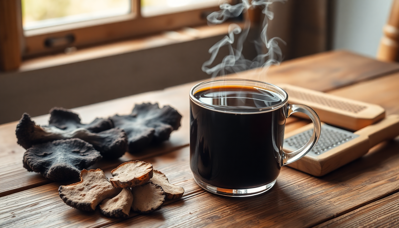 How to Make Chaga Mushroom Tea at Home