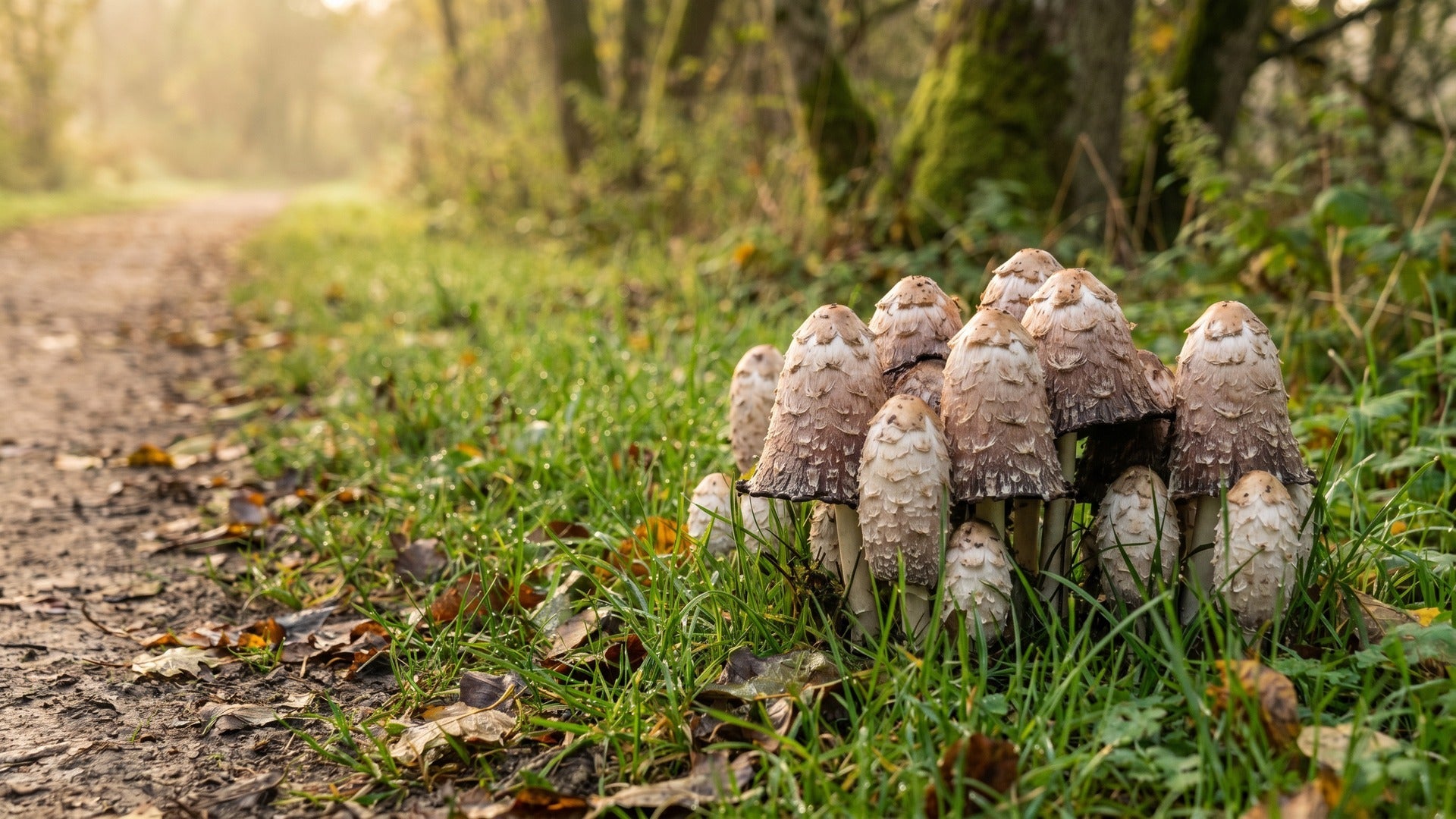 shaggy mane mushroom