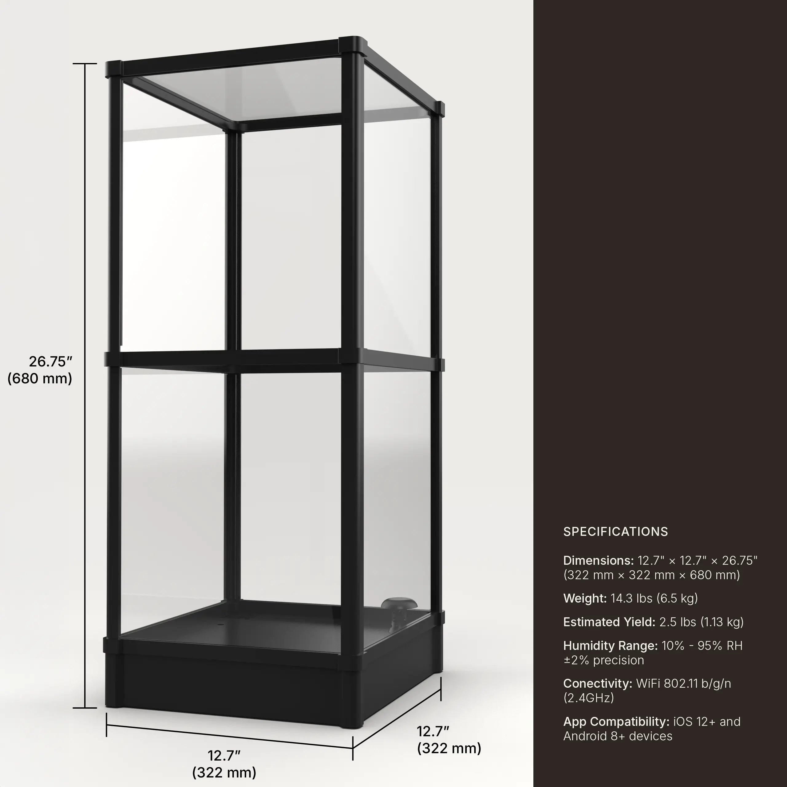 Lykyn Automated Mushroom Fruiting Chamber