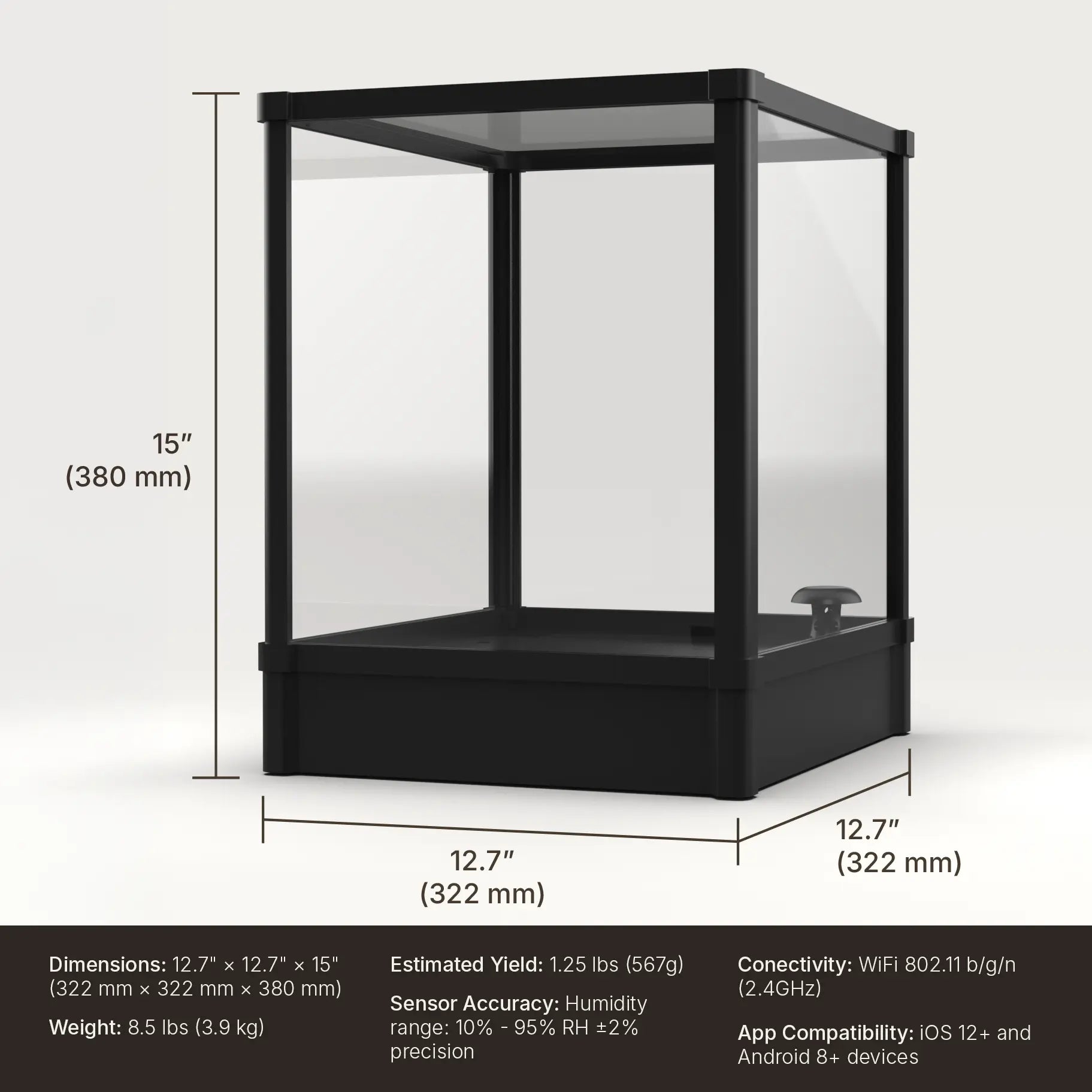 Lykyn Automated Mushroom Fruiting Chamber