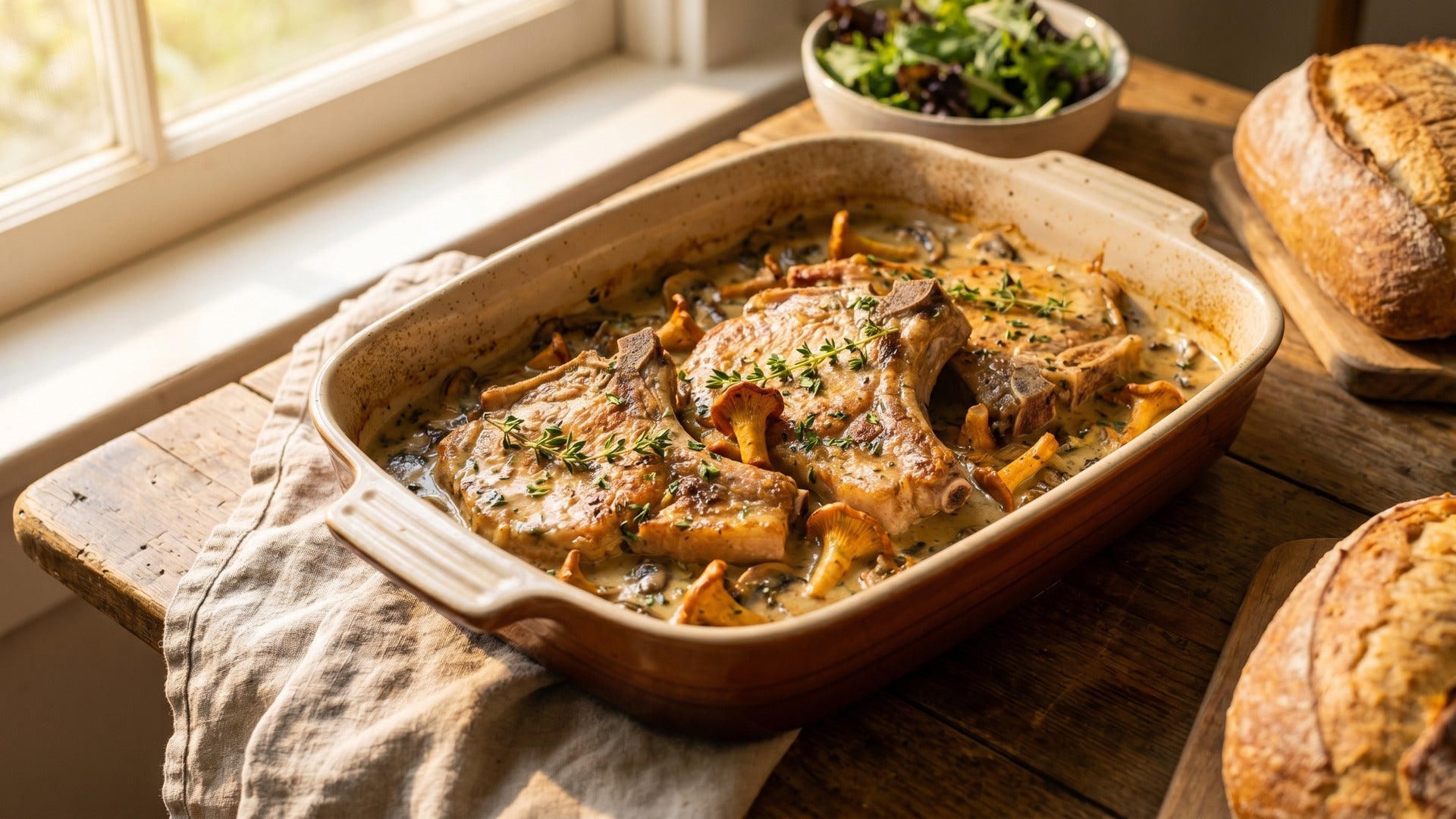 baked pork chops with cream of mushroom soup