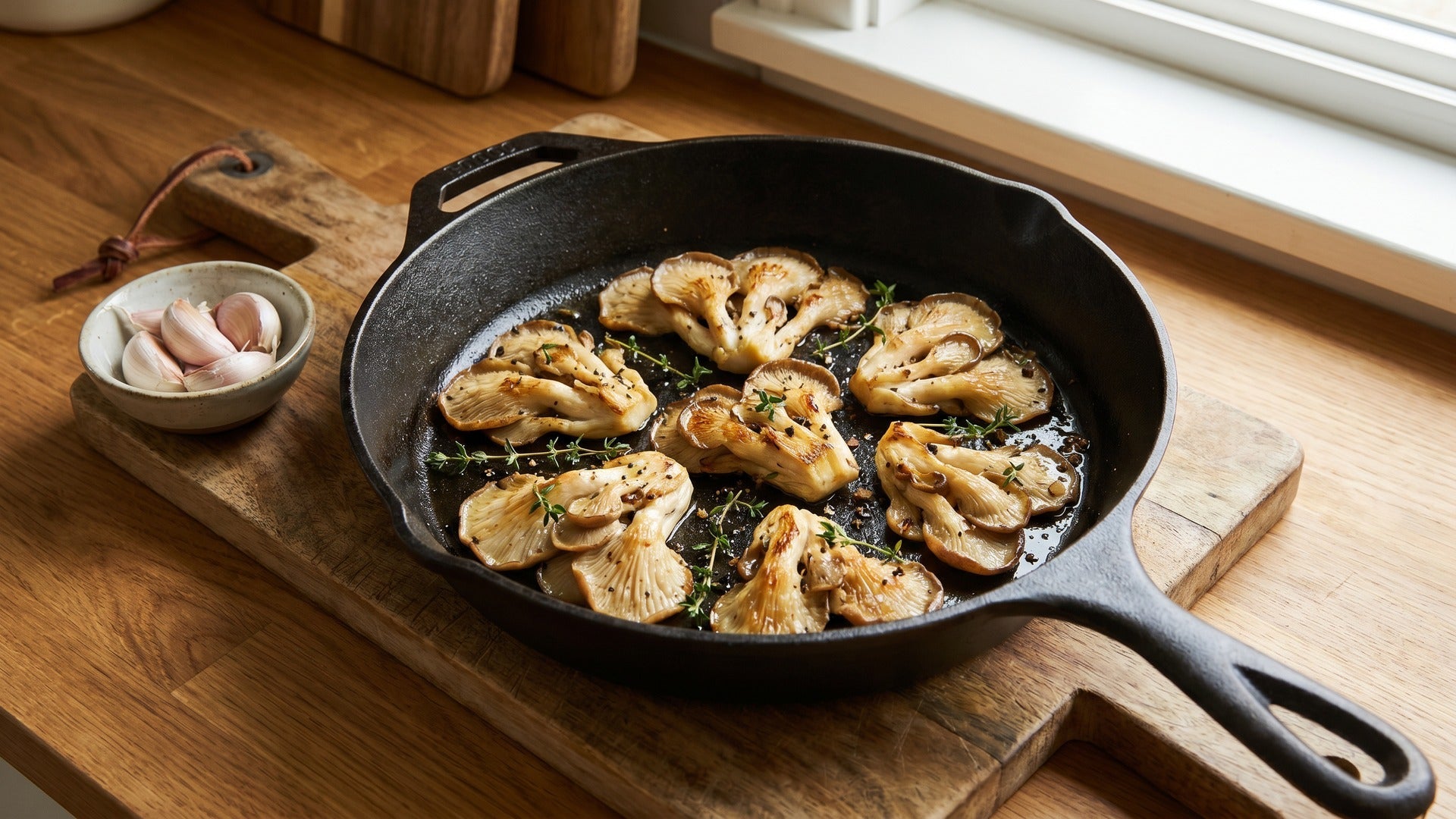cooking oyster mushrooms