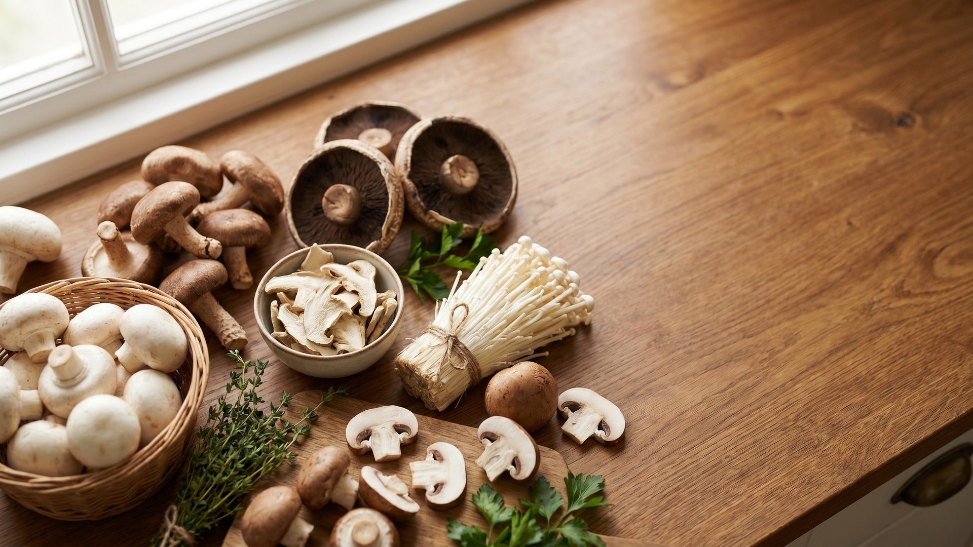 how many carbs in mushrooms