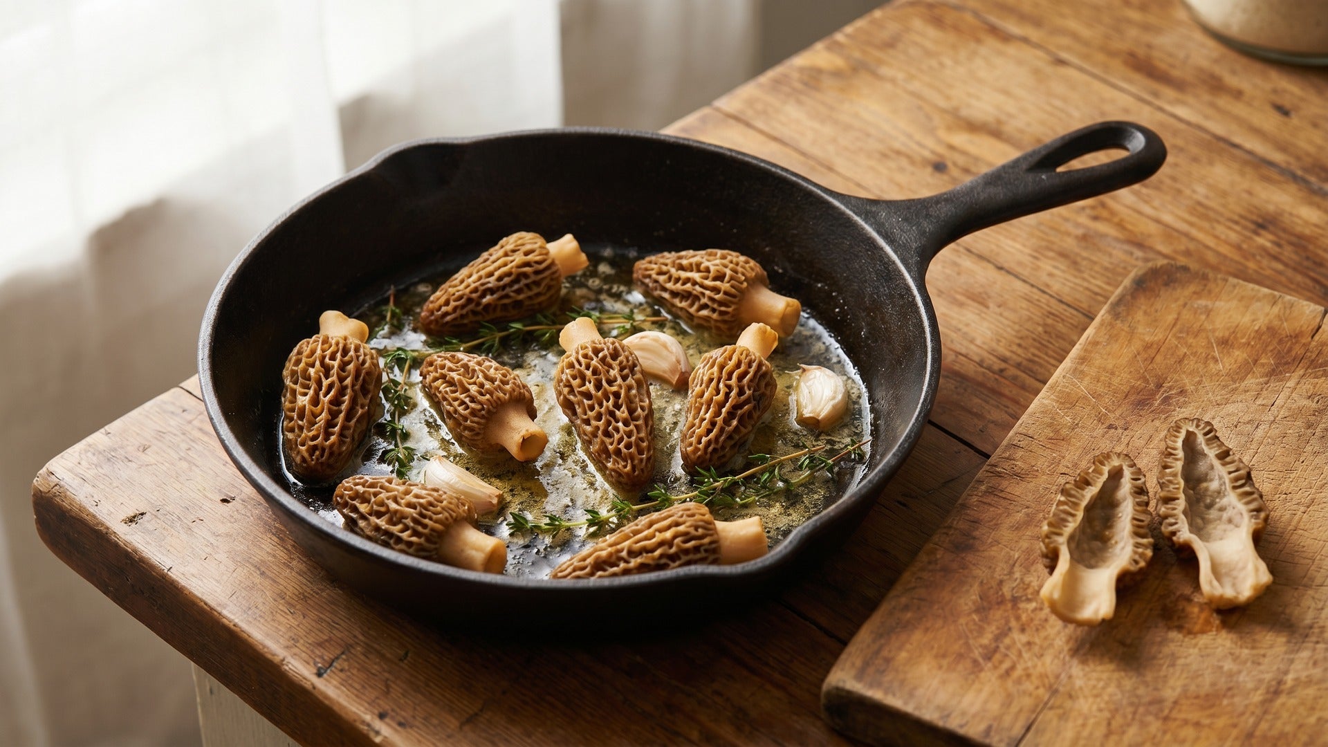 how to cook morchella mushrooms