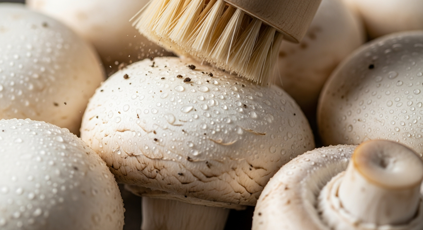 How to Clean White Button Mushrooms