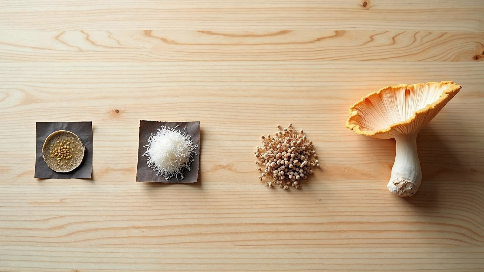 Life Cycle of a Mushroom