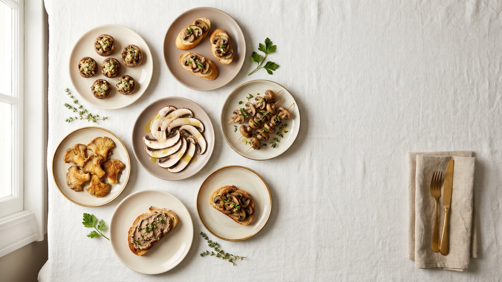 mushroom appetizers