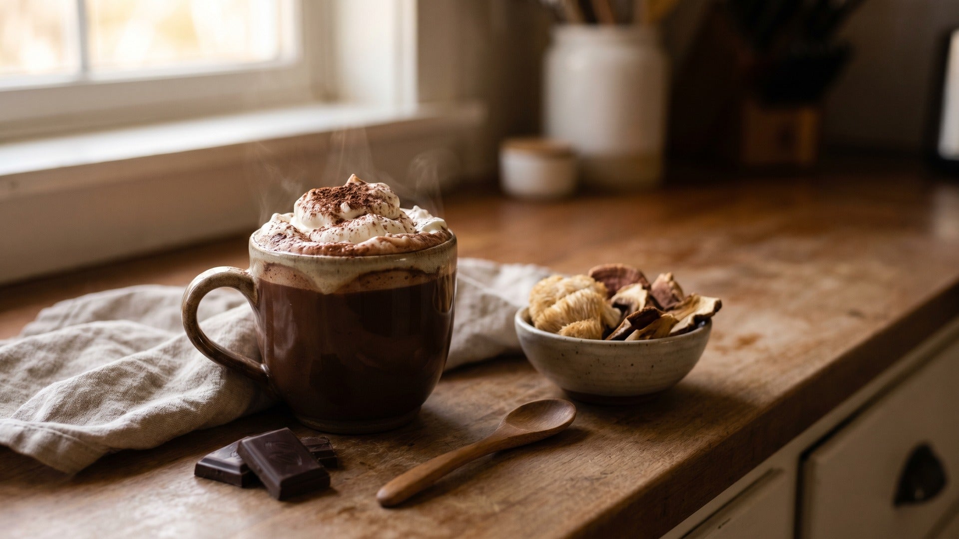mushroom hot chocolate