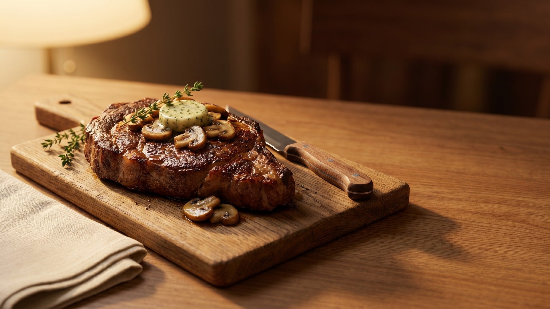 mushrooms for steak