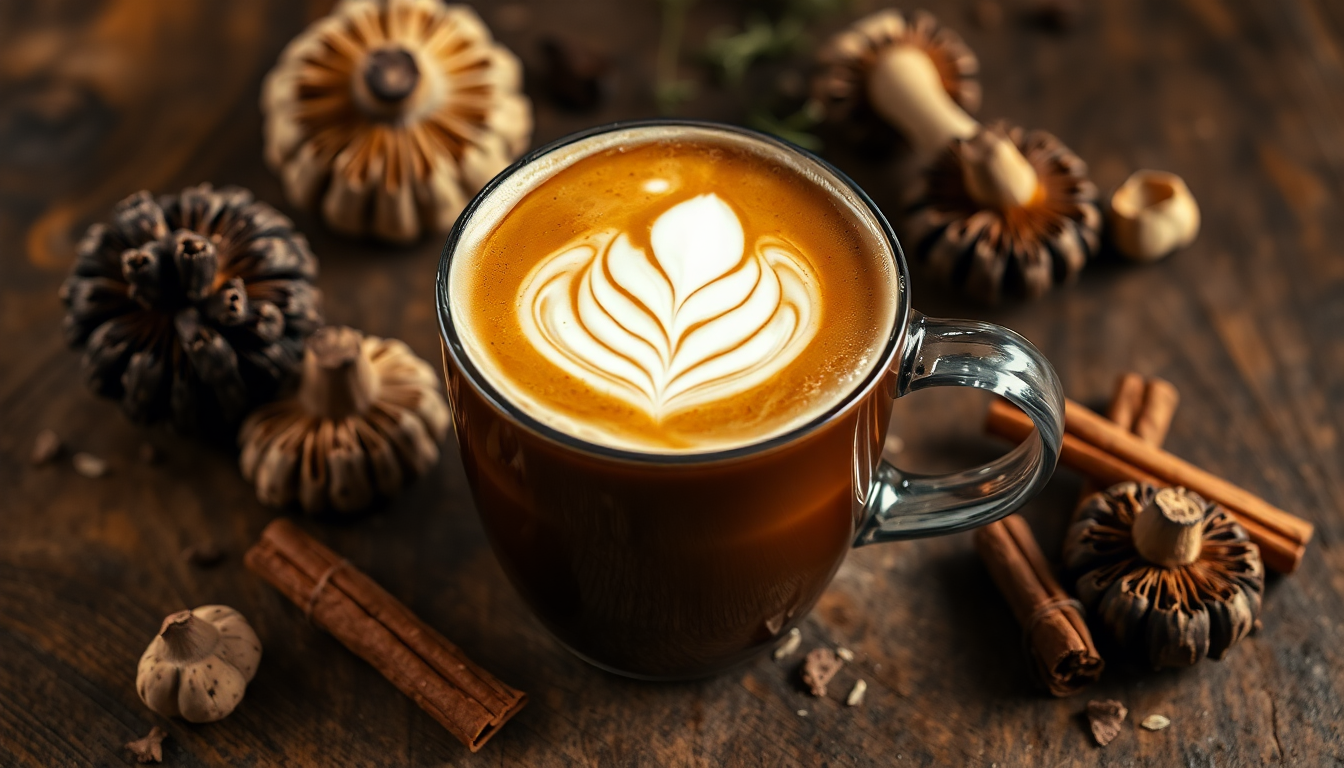 Chaga Mushroom Latte: A Superfood Brew