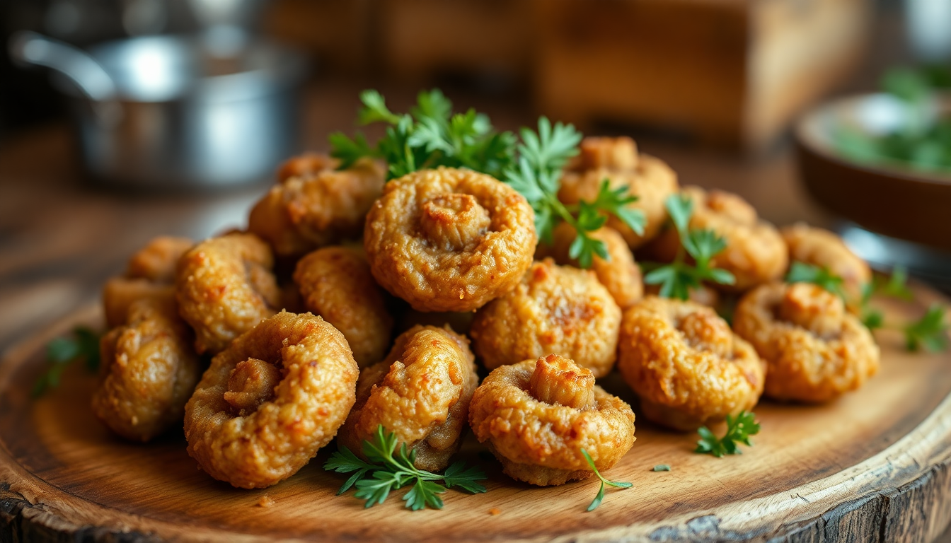 Fried Mushrooms | Easy Recipe for Crispy Perfection