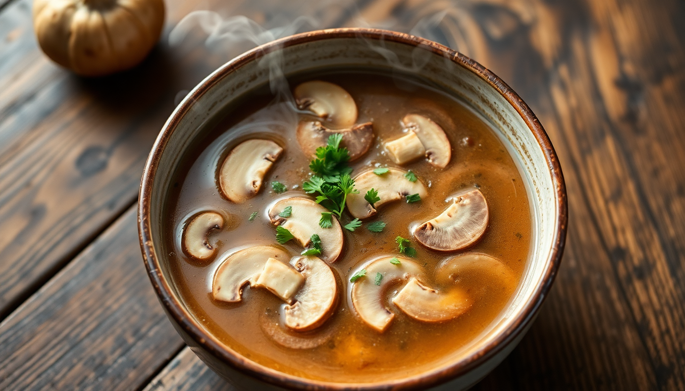 Shiitake Mushroom Soup: A Cozy Delight