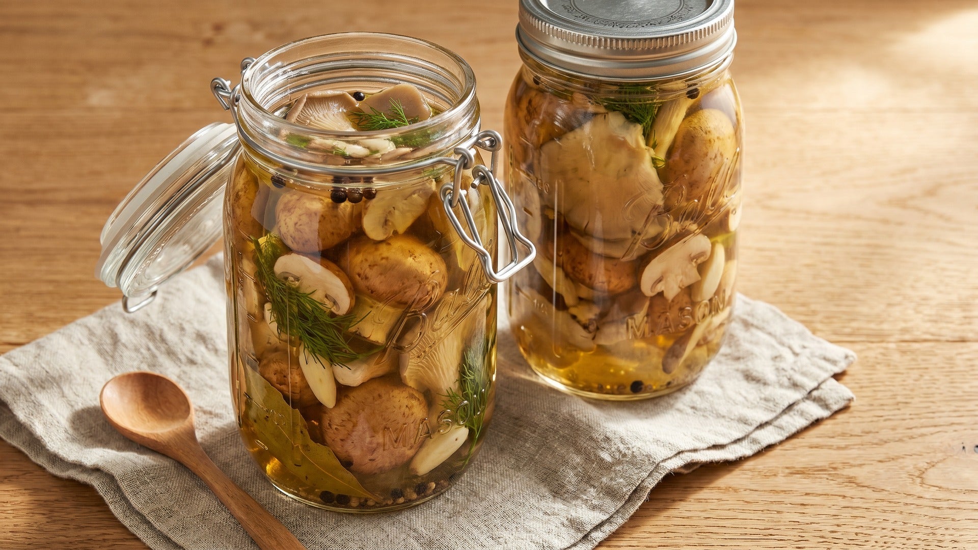 pickled mushrooms