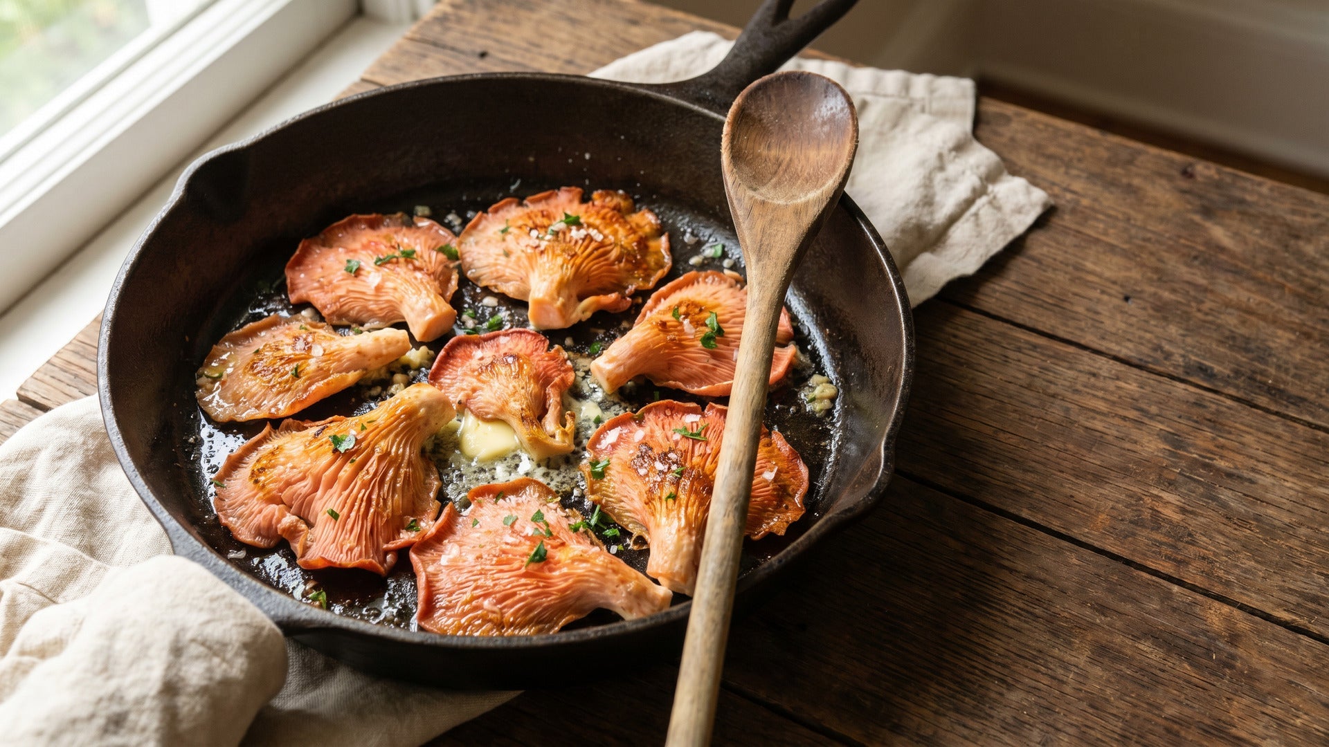 pink oyster mushroom recipes