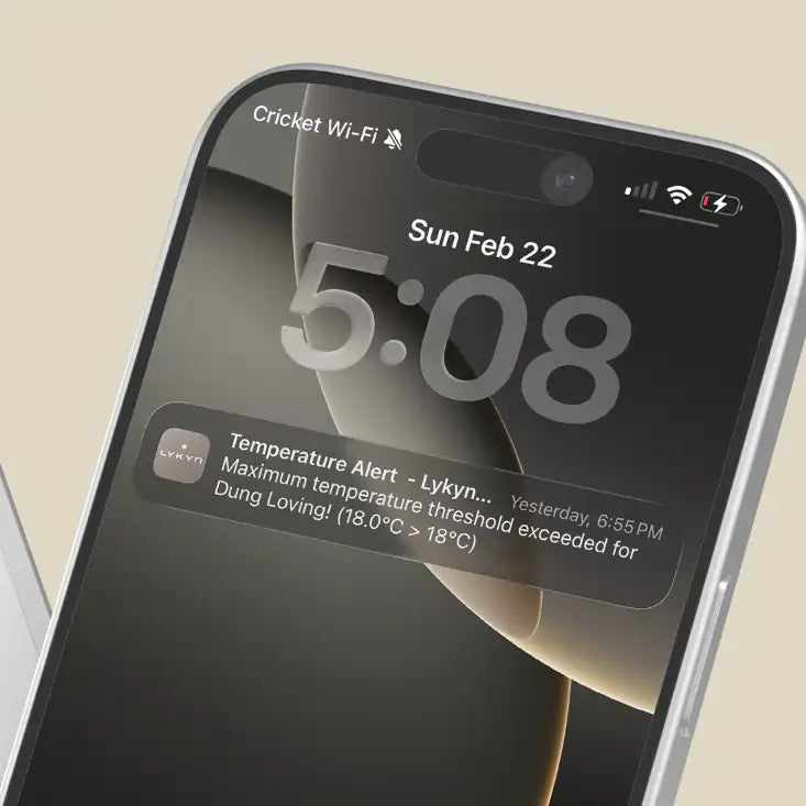 Lykyn brand asset: Iphone Alert